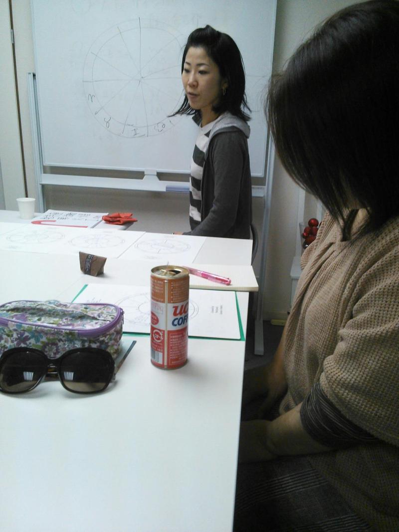占星術講座を受けておりました。